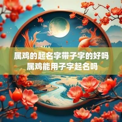 属鸡的起名字带子字的好吗 属鸡能用子字起名吗