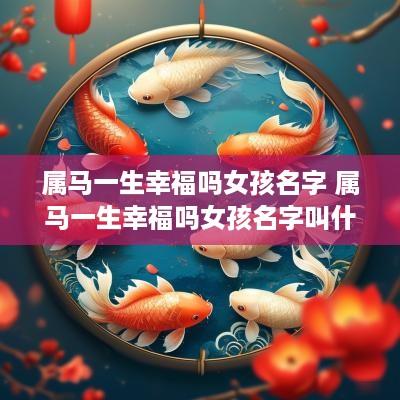 属马一生幸福吗女孩名字 属马一生幸福吗女孩名字叫什么
