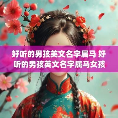 好听的男孩英文名字属马 好听的男孩英文名字属马女孩