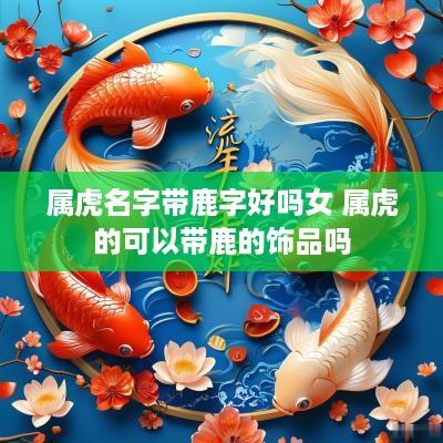 属虎名字带鹿字好吗女 属虎的可以带鹿的饰品吗