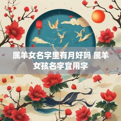 属羊女名字里有月好吗 属羊女孩名字宜用字
