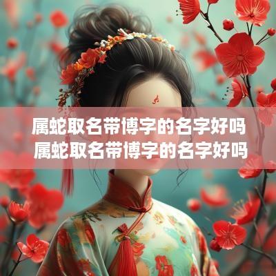 属蛇取名带博字的名字好吗 属蛇取名带博字的名字好吗男孩