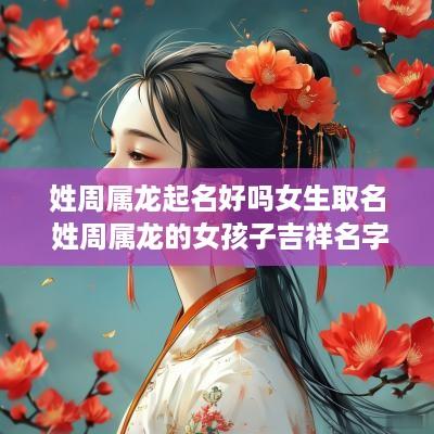 姓周属龙起名好吗女生取名 姓周属龙的女孩子吉祥名字大全