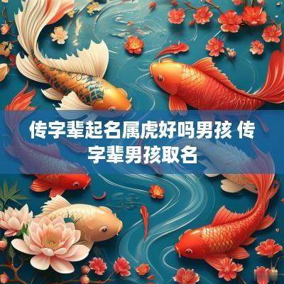 传字辈起名属虎好吗男孩 传字辈男孩取名