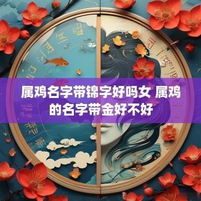 属鸡名字带锦字好吗女 属鸡的名字带金好不好