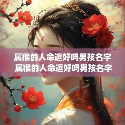 属猴的人命运好吗男孩名字 属猴的人命运好吗男孩名字大全