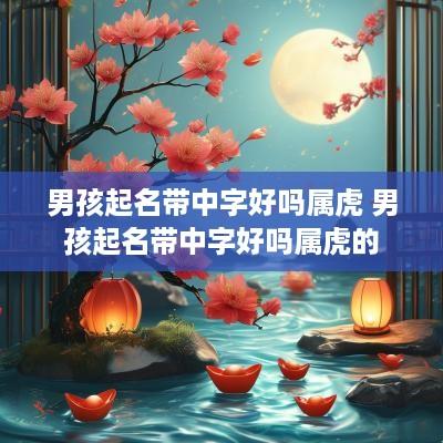 男孩起名带中字好吗属虎 男孩起名带中字好吗属虎的