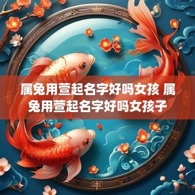 属兔用萱起名字好吗女孩 属兔用萱起名字好吗女孩子
