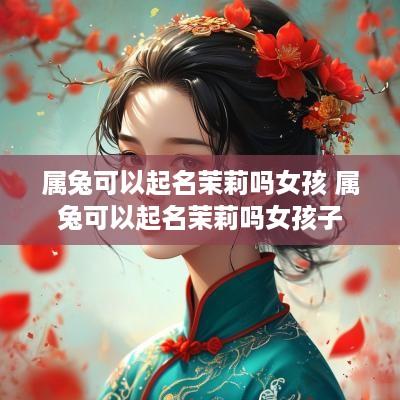 属兔可以起名茉莉吗女孩 属兔可以起名茉莉吗女孩子