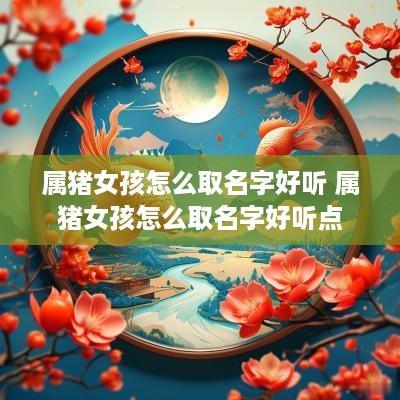 属猪女孩怎么取名字好听 属猪女孩怎么取名字好听点