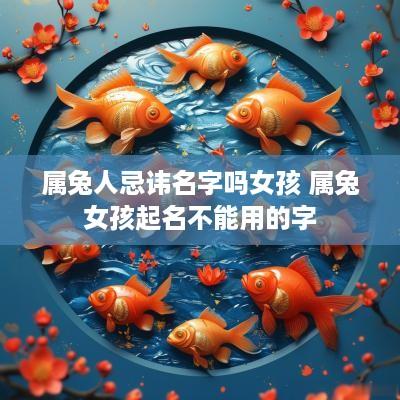 属兔人忌讳名字吗女孩 属兔女孩起名不能用的字