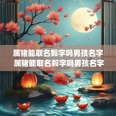 属猪能取名毅字吗男孩名字 属猪能取名毅字吗男孩名字叫什么