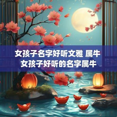 女孩子名字好听文雅 属牛 女孩子好听的名字属牛