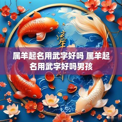属羊起名用武字好吗 属羊起名用武字好吗男孩