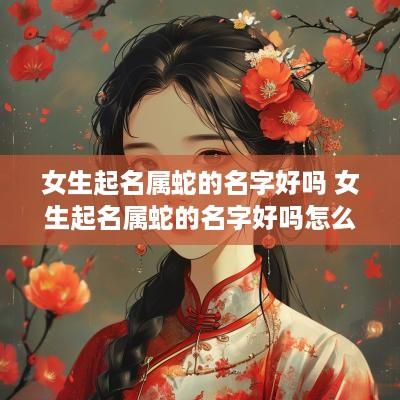 女生起名属蛇的名字好吗 女生起名属蛇的名字好吗怎么取