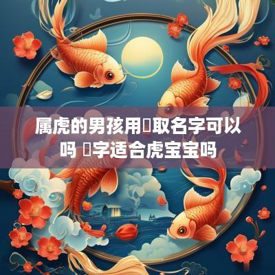属虎的男孩用璟取名字可以吗 璟字适合虎宝宝吗