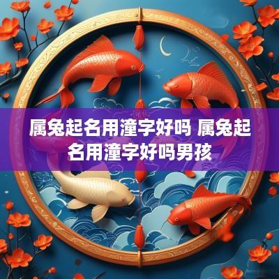 属兔起名用潼字好吗 属兔起名用潼字好吗男孩