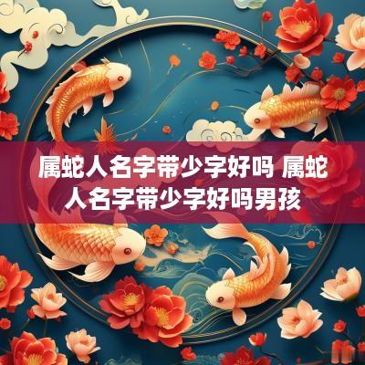 属蛇人名字带少字好吗 属蛇人名字带少字好吗男孩