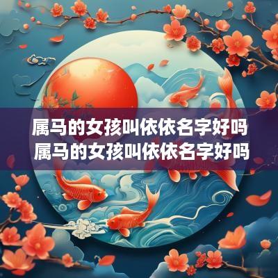 属马的女孩叫依依名字好吗 属马的女孩叫依依名字好吗