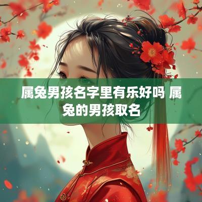 属兔男孩名字里有乐好吗 属兔的男孩取名