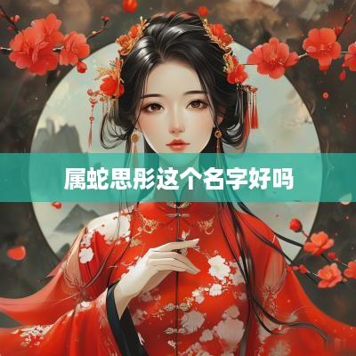 属蛇思彤这个名字好吗