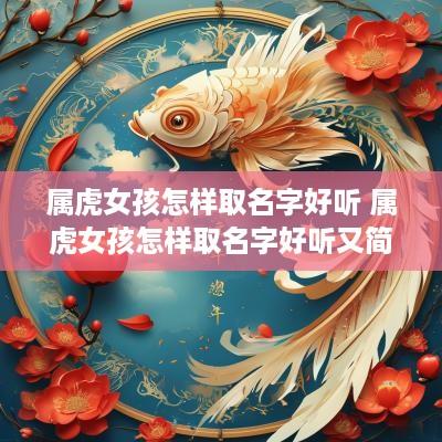 属虎女孩怎样取名字好听 属虎女孩怎样取名字好听又简单