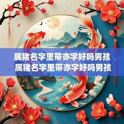 属猪名字里带亦字好吗男孩 属猪名字里带亦字好吗男孩子