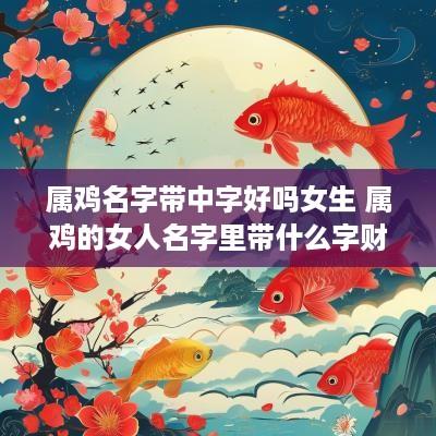 属鸡名字带中字好吗女生 属鸡的女人名字里带什么字财运旺盛 属鸡名字带中字好吗女生 属鸡的女人名字里带什么字财运旺盛