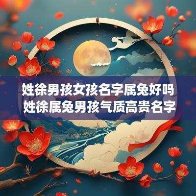 姓徐男孩女孩名字属兔好吗 姓徐属兔男孩气质高贵名字