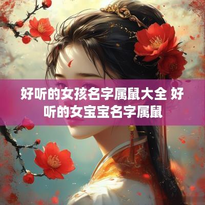好听的女孩名字属鼠大全 好听的女宝宝名字属鼠