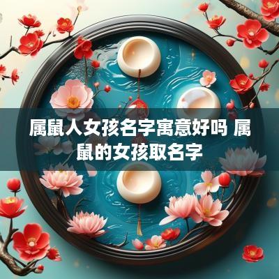 属鼠人女孩名字寓意好吗 属鼠的女孩取名字