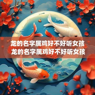 龙的名字属鸡好不好听女孩 龙的名字属鸡好不好听女孩子