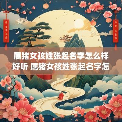 属猪女孩姓张起名字怎么样好听 属猪女孩姓张起名字怎么样好听点