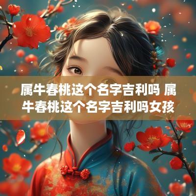 属牛春桃这个名字吉利吗 属牛春桃这个名字吉利吗女孩