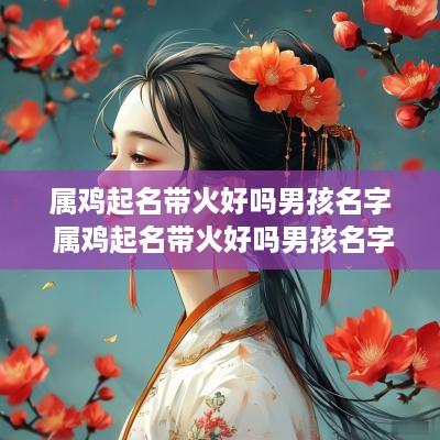 属鸡起名带火好吗男孩名字 属鸡起名带火好吗男孩名字有哪些