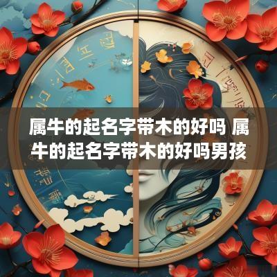 属牛的起名字带木的好吗 属牛的起名字带木的好吗男孩