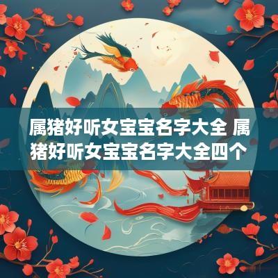 属猪好听女宝宝名字大全 属猪好听女宝宝名字大全四个字