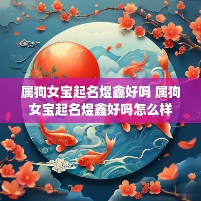 属狗女宝起名煜鑫好吗 属狗女宝起名煜鑫好吗怎么样