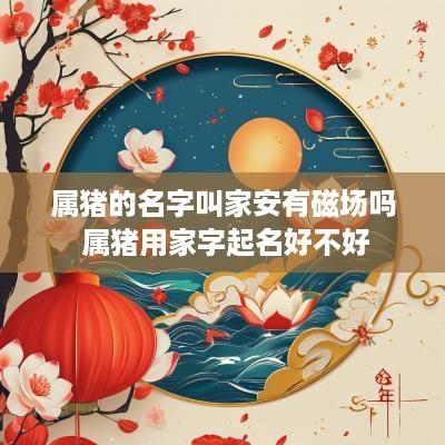 属猪的名字叫家安有磁场吗 属猪用家字起名好不好