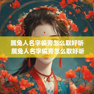 属兔人名字偏旁怎么取好听 属兔人名字偏旁怎么取好听点