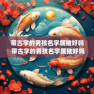 带古字的男孩名字属猪好吗 带古字的男孩名字属猪好吗怎么取