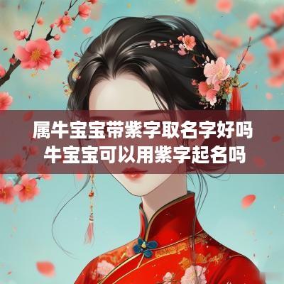 属牛宝宝带紫字取名字好吗 牛宝宝可以用紫字起名吗