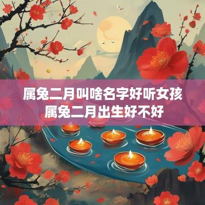 属兔二月叫啥名字好听女孩 属兔二月出生好不好