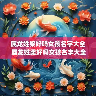 属龙姓梁好吗女孩名字大全 属龙姓梁好吗女孩名字大全四个字