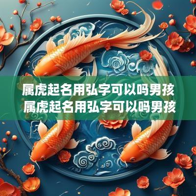 属虎起名用弘字可以吗男孩 属虎起名用弘字可以吗男孩子