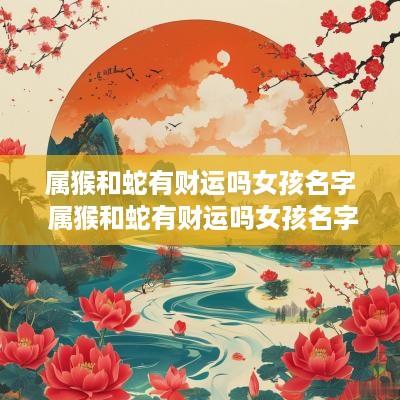 属猴和蛇有财运吗女孩名字 属猴和蛇有财运吗女孩名字叫什么
