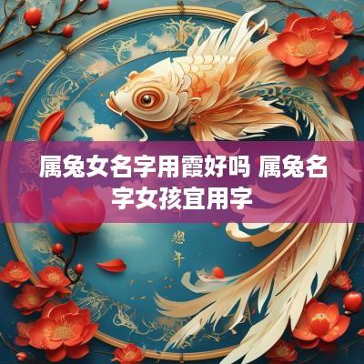 属兔女名字用霞好吗 属兔名字女孩宜用字