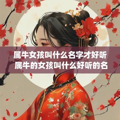 属牛女孩叫什么名字才好听 属牛的女孩叫什么好听的名字