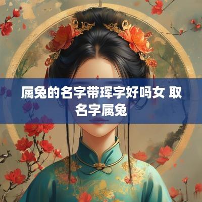 属兔的名字带珲字好吗女 取名字属兔