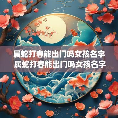 属蛇打春能出门吗女孩名字 属蛇打春能出门吗女孩名字怎么取